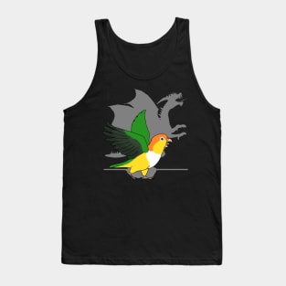 white bellied caique dragon shadow Tank Top